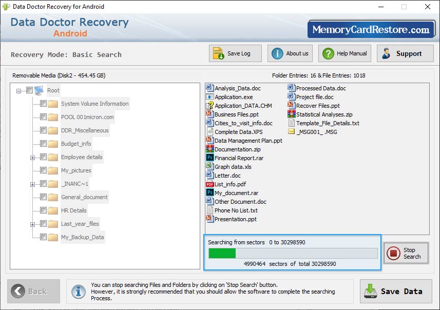 Disk Scanning Process