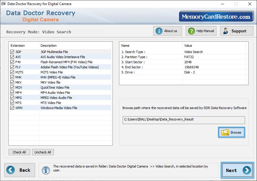 Digital Camera Data Recovery