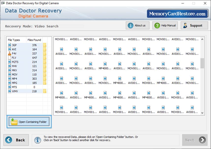 Digital Camera Data Recovery