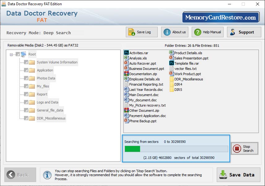 FAT Data Recovery Software