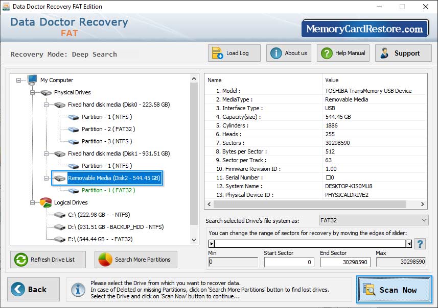 FAT Data Recovery Software