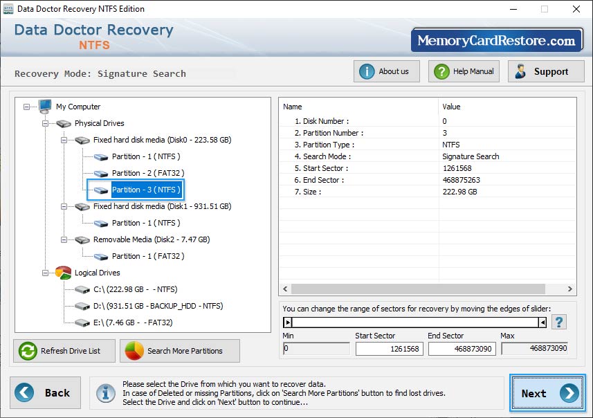 NTFS Data Recovery Software