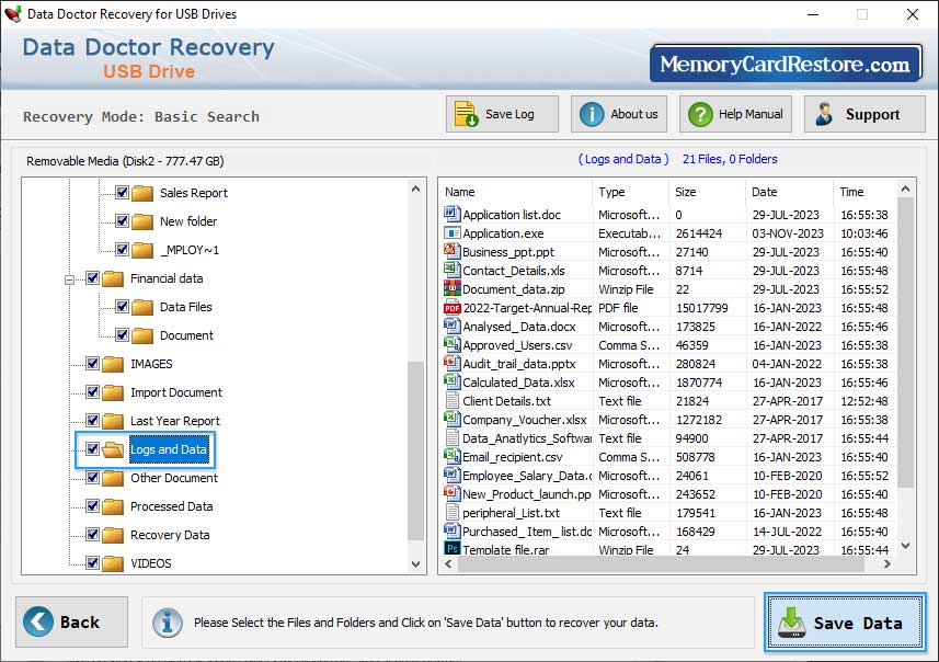 USB Drive Data Recovery