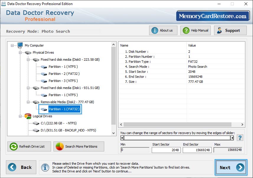 DDR Professional – Data Recovery Software